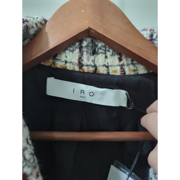 IRO Paris Marton Tweed Jacket NWT - Picture 4 of 9